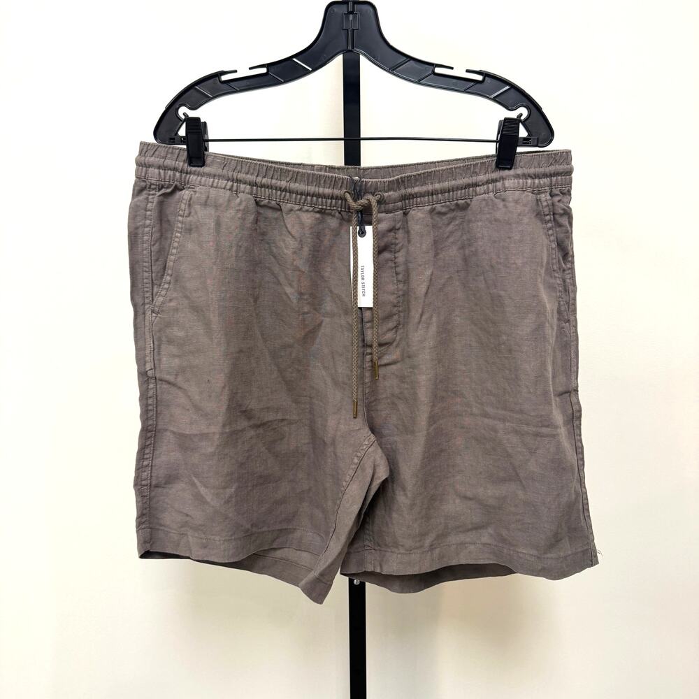 The Taylor Stitch Apres Canteen Grey Hemp Shorts XXL NEW Lightweight Drawstring